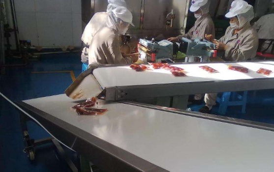 白色食品输送带