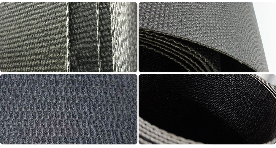 3.8mmPVK单双面耐磨输送带细节